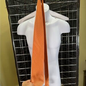 Classic Orange Dotted Men's Tie
